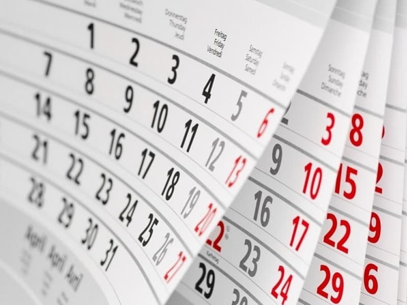 Одобрен график выходных и праздничных дней на 2018 год