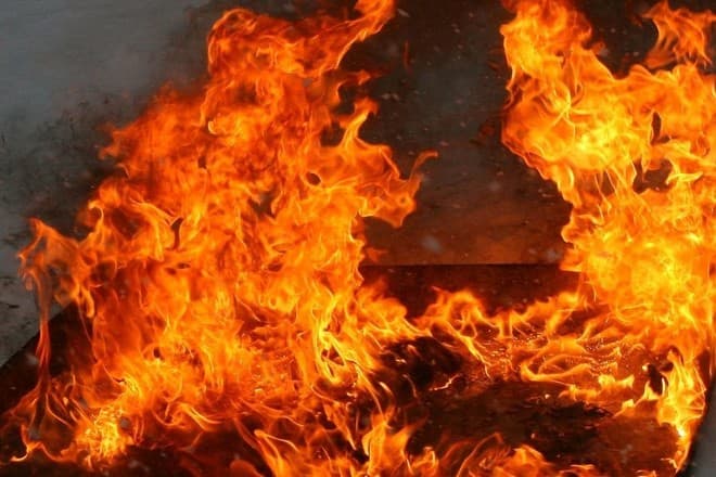 В Кармаскалинском районе в пожаре погиб мужчина