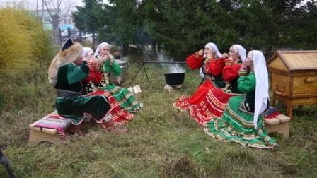 В Гафурийском районе съемочная группа из Казахстана снимала сюжет о башкирской культуре