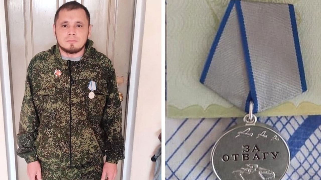 Уроженец Миякинского района Башкирии Ильнар Мухаметзянов награжден медалью "За отвагу"