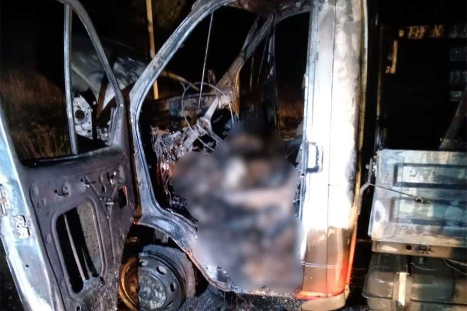 В Башкирии мужчина погиб в загоревшемся грузовике